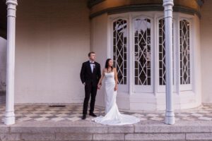 Small wedding at a historic Kentucky venue