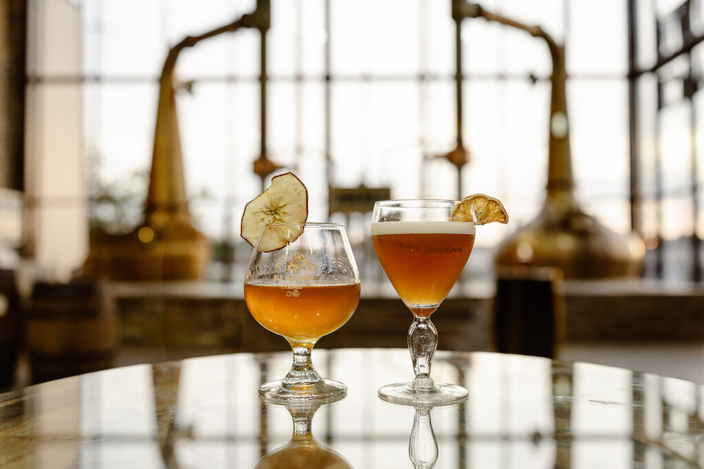 Kentucky distillery wedding with copper stills