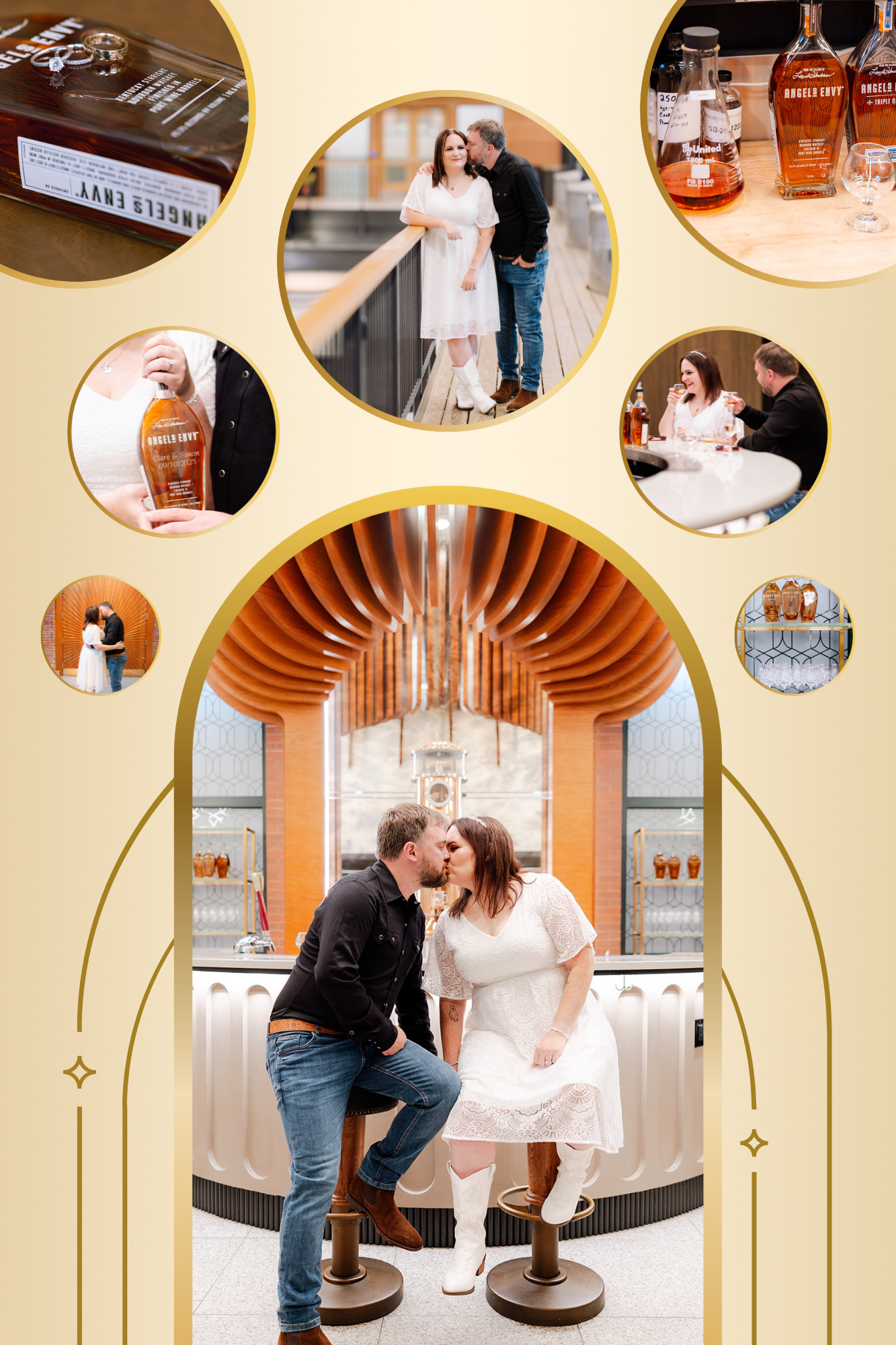 Luxury Kentucky elopement at Angel’s Envy