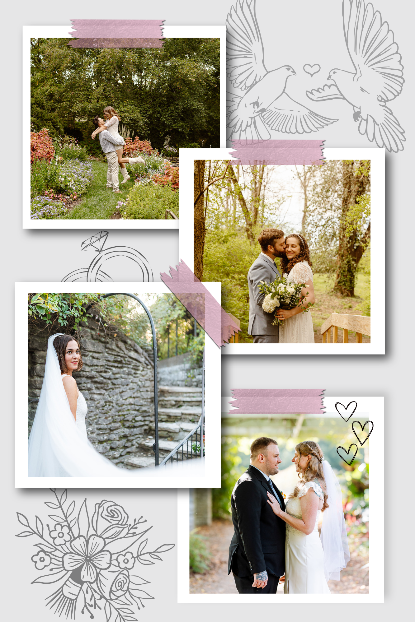 garden elopement in kentucky