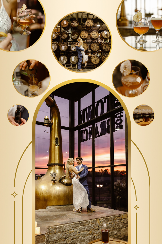 Lexington Brewing elopement in Pot Still Room