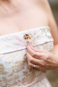 I have a special pin, can I wear that for my wedding?